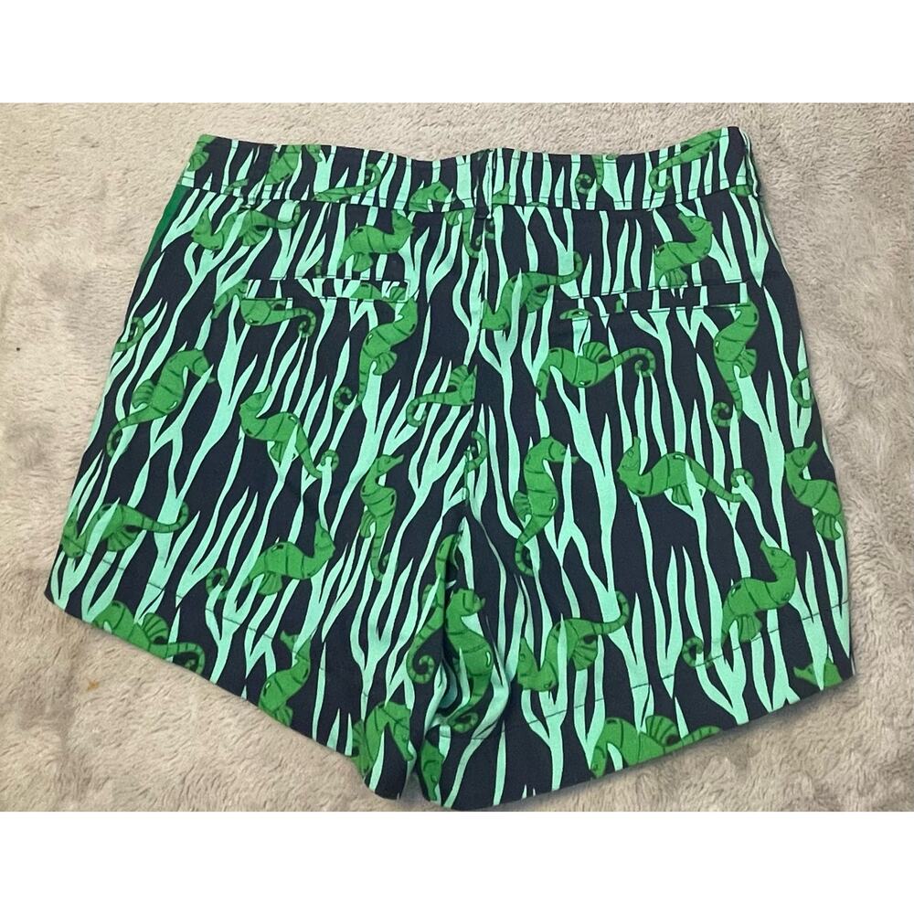 HALEY AND THE HOUND GREEN LIZARD SIZE 6 SHORT SHORT MADE IN USA SUPER SOFT - Picture 2 of 3
